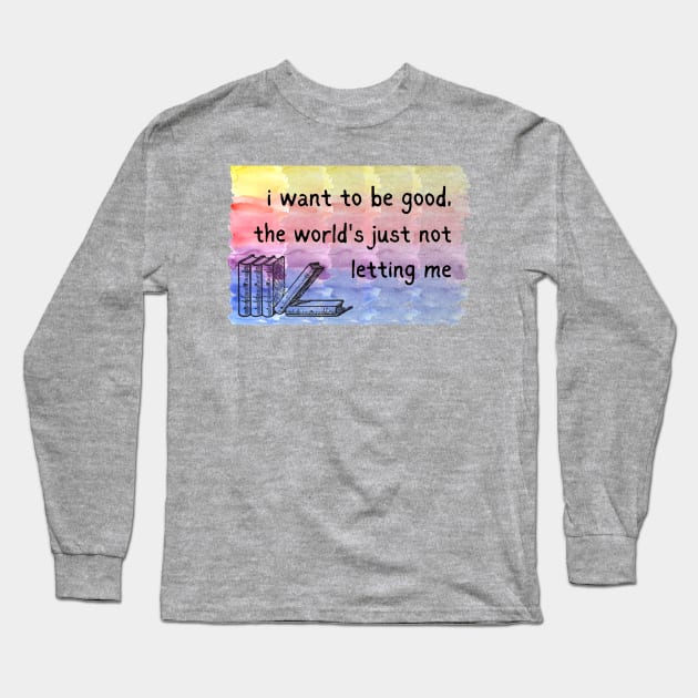 jess mariano quote Long Sleeve T-Shirt by KeepOnFangirling